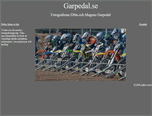 Tablet Screenshot of garpedal.se
